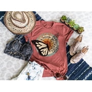 Just Breathe and Believe Shirt - Butterfly Shirt - Butterfly Aesthetic Shirt - Motherhood Shirt - Butterfly Lover Tee - Trendy Mom Shirt, Vintage Birthday Gift