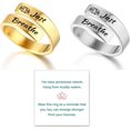 thumbnail image 1 of Just Breathe Ring For Women, Adjustable Stainless Steel Spiral Wrap Twist Vintage Healing Rings To My Daughter/Best Friend Inspirational Gifts Jewelry, 1 of 7