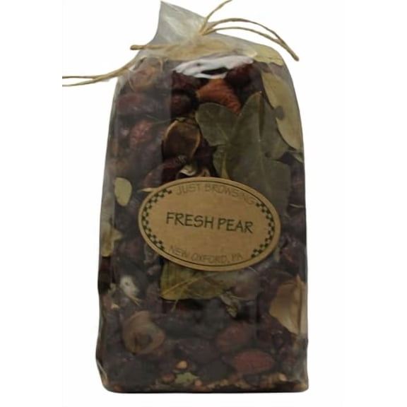Just Browsing Fresh Pear Potpourri 4 Cup Bag Fragranced Home Dcor Long-Lasting Scented Blend