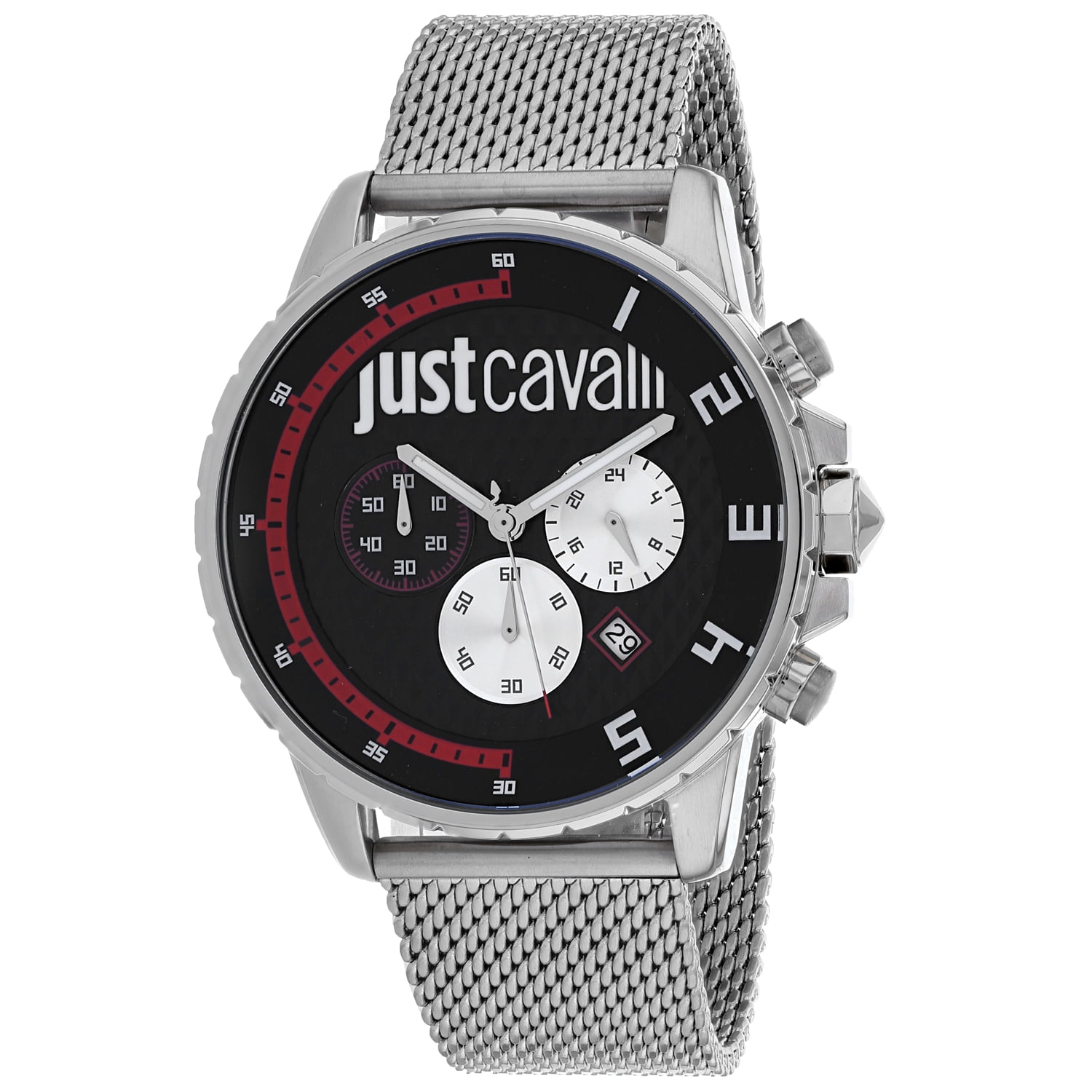 Just Cavalli Men s Sport Black Dial Watch JC1G063M0265 Walmart