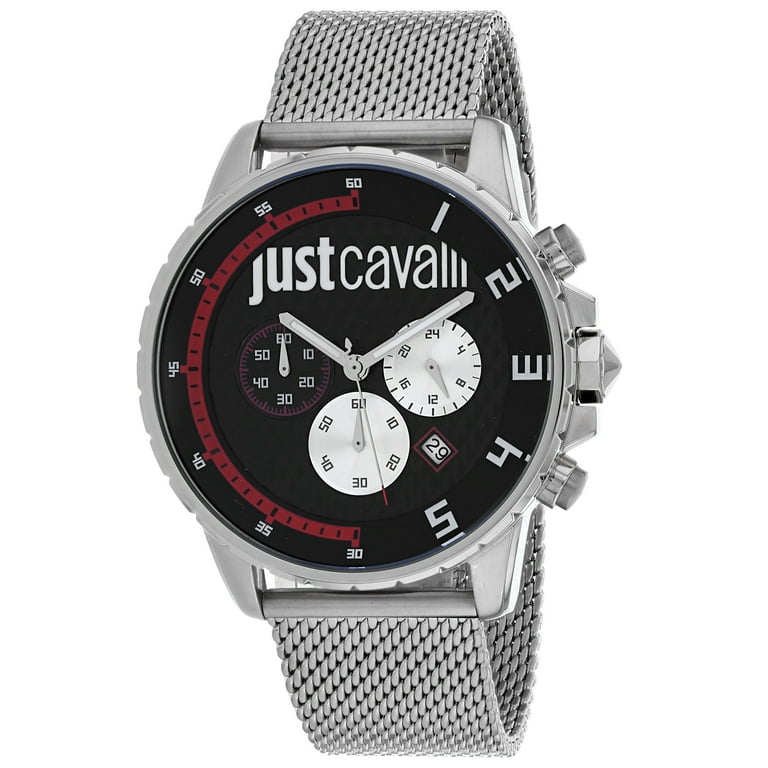Just Cavalli Men s Sport Black Dial Watch JC1G063M0265 Walmart
