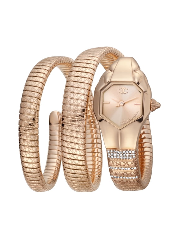 Women's Just Glam EVO 1 Rose Gold Dial Rose Gold Bracelet Watch