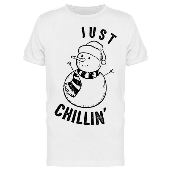 Just Chilin' Happy Snowman Men's T-shirt