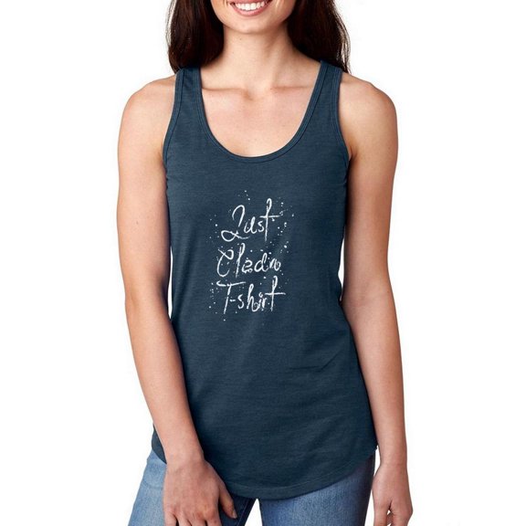 Just Clean T-Shirt Racerback Tank Women -Image by Shutterstock, Female x-Large