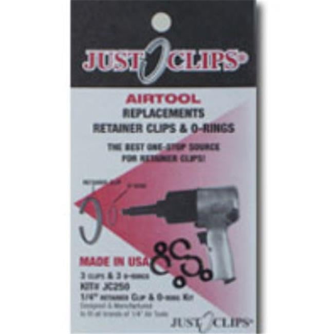 Just Clips .25 in. Anvil Retainer Clip Refill Kit - 5 Pack - Walmart.com