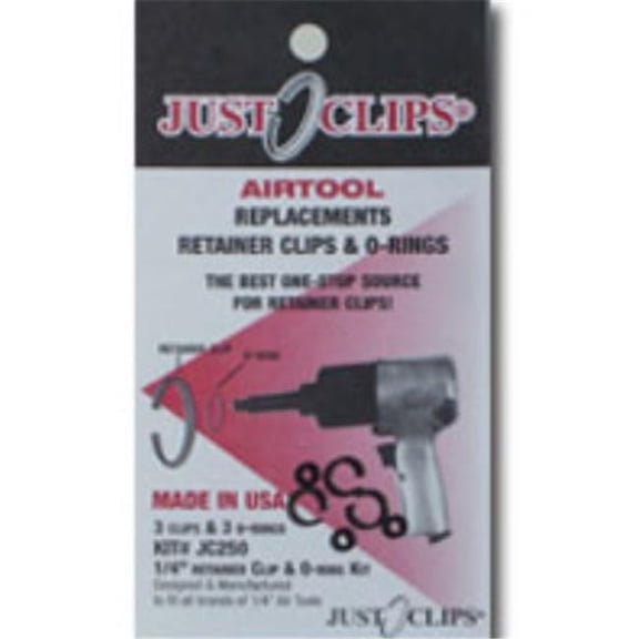 Just Clips .25 in. Anvil Retainer Clip Refill Kit - 5 Pack