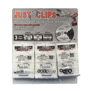 Just Clips 3 Hook Display of 1/4", 3/8" & 1/2" rings and o-rings
