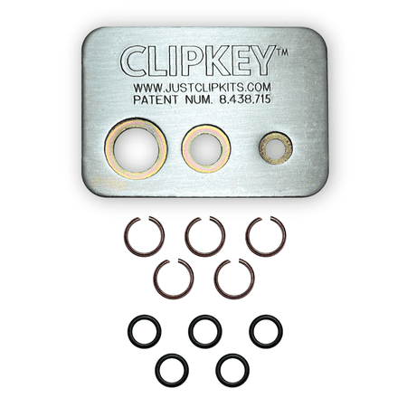 JUST CLIPS CLIPKEY SET WITH 5 SETS OF 3/8" FRICTION RINGS & O-RINGS