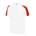 thumbnail image 1 of Just Cool Kids Big Boys Contrast Plain Sports T-Shirt, 1 of 4
