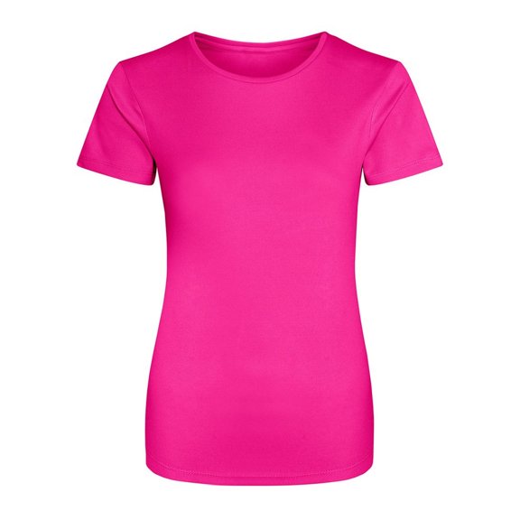 Just Cool Womens Sports Plain T-Shirt