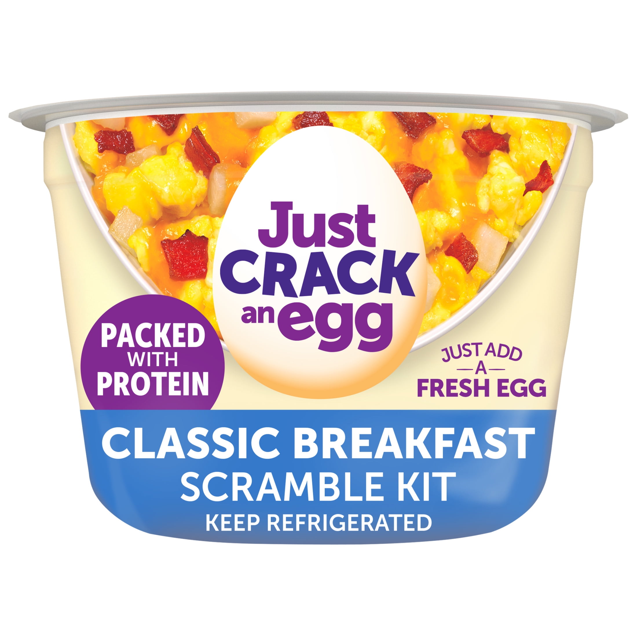 Just Crack an Egg Classic Breakfast Scramble Kit, 3 oz Cup