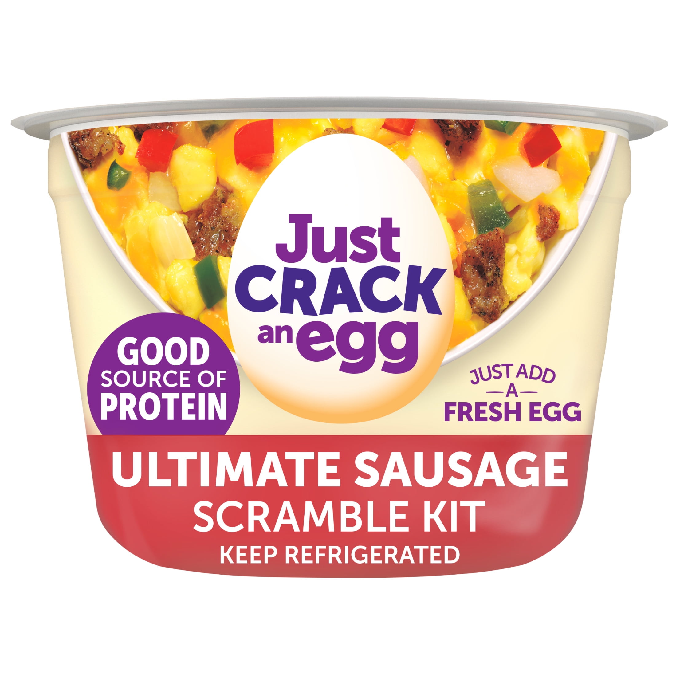 Just Crack an Egg Ultimate Sausage Scramble Kit, 3 oz Cup
