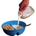 thumbnail image 1 of Just Crunch Anti-Soggy Cereal Bowl - Keeps your Cereal Fresh and Crunchy | BPA Free and Microwave Safe | For Ice Cream & Topping, Yogurt & Berries, Fries & Ketchup and More - Blue, 1 of 7