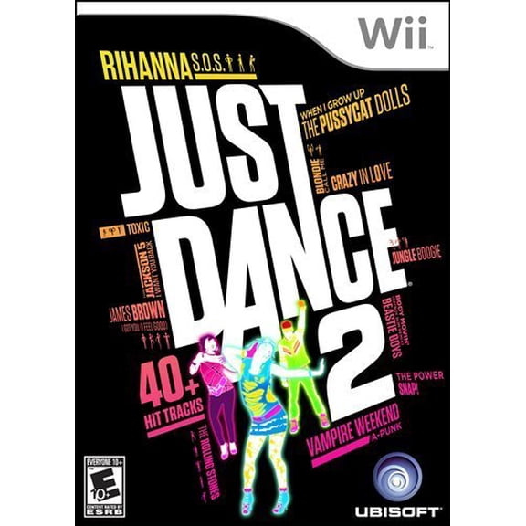Pre-Owned Just Dance 2, by Ubisoft for Nintendo Wii, Music Game, 8 Maximum Offline Players, Parental Controls