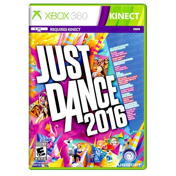 Pre-Owned Just Dance 2016 by Ubisoft for Xbox 360, Music Game, 4 Offline Players