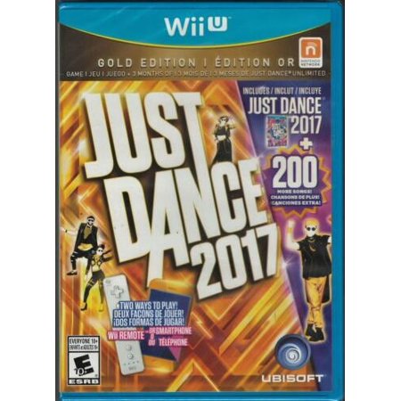 Just Dance 2017 Gold Edition Wii-U (Brand New Factory Sealed US Version) Nintend