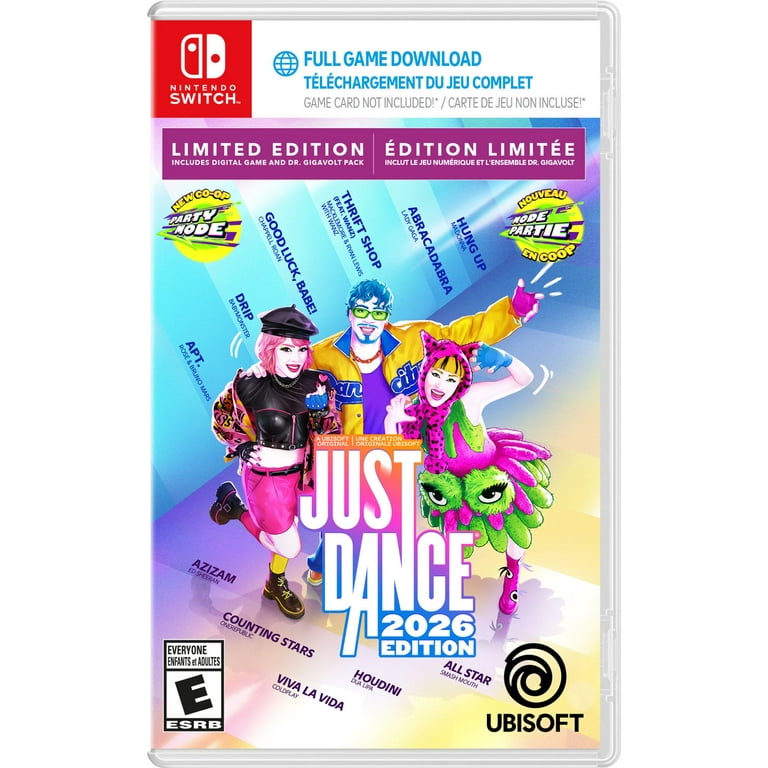 Just Dance 2026 LE Bilingual (Code-In-Box) for Nintendo Switch