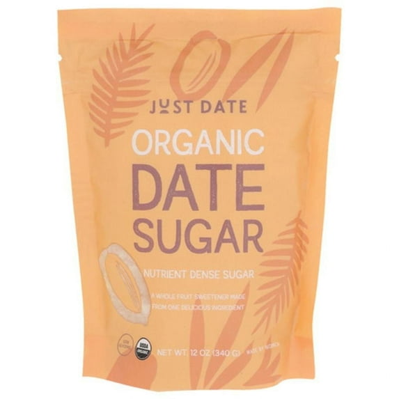 Just Date Organic Date Sugar 12 oz Pack of 4