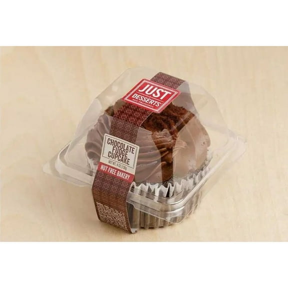 Just Desserts Chocolate Fudge Cupcake, 4.4 Ounce -- 6 per case