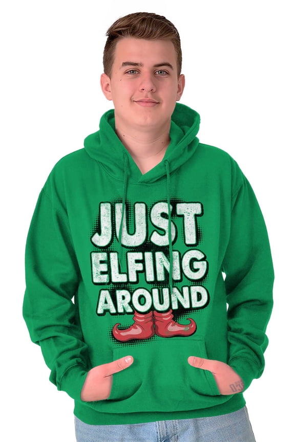 Just Elfing Funny Shirts Gift Ideas Hoodie Sweatshirt