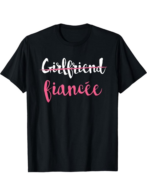 Just Engaged Couple Fiancée Celebration T-Shirt