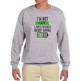 thumbnail image 1 of Just Entered Energy Saving Mode Sweatshirt Men -GoatDeals Designs, Male 3X-Large, 1 of 4