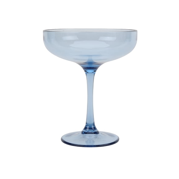 Just Feed Me by Jessie James Decker 13oz Coupe Glass, Blue