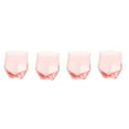 thumbnail image 1 of Just Feed Me by Jessie James Decker 4-Piece 15-Ounce Stemless Wine Glass Set, Dusty Rose, 1 of 8