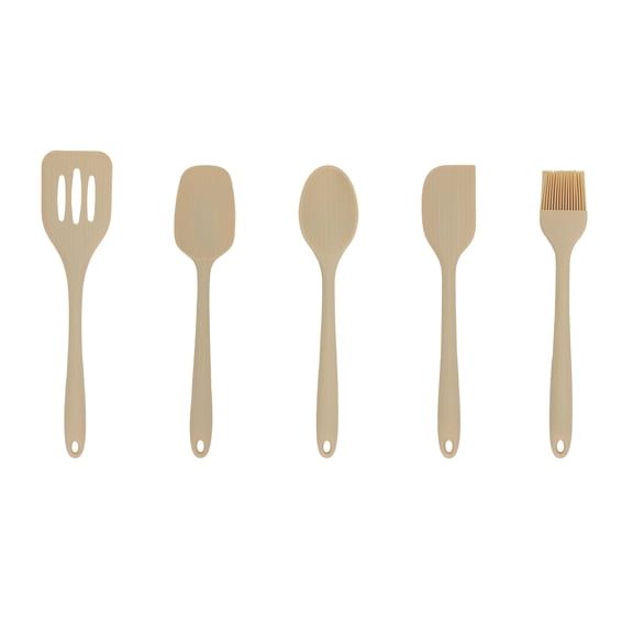 Just Feed Me by Jessie James Decker 5-Piece Silicone Gadget Set, Fun Stripes