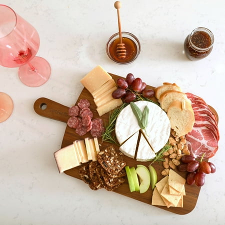 Just Feed Me by Jessie James Decker Acacia Wood Charcuterie Cutting Board