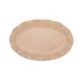 thumbnail image 1 of Just Feed Me by Jessie James Decker Ceramic Oval Serving Tray, Nude, 1 of 7