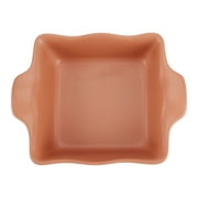 Just Feed Me by Jessie James Decker Ceramic Square Bakeware Dish, Terracotta Rose