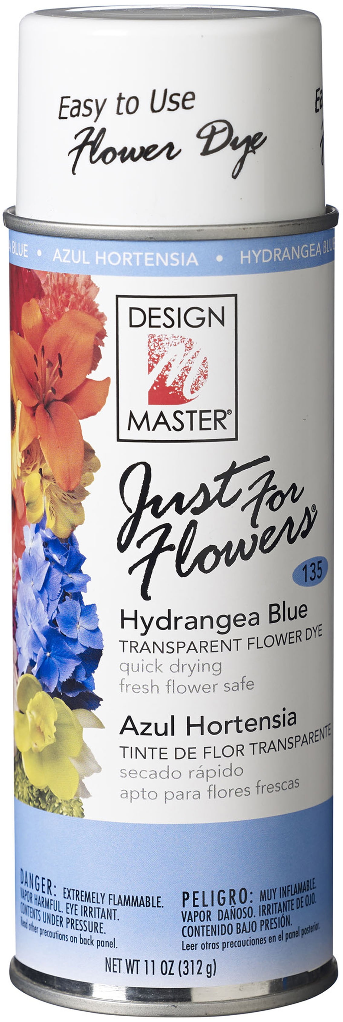 Just For Flowers Transparent Satin FinishHydrangea Blue