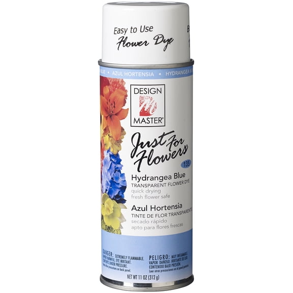 Just For Flowers Transparent Satin Finish-Hydrangea Blue