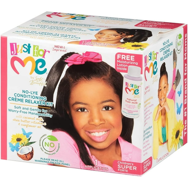 Just For Me Children's Super NoLye Conditioning Creme Relaxer Kit, 11