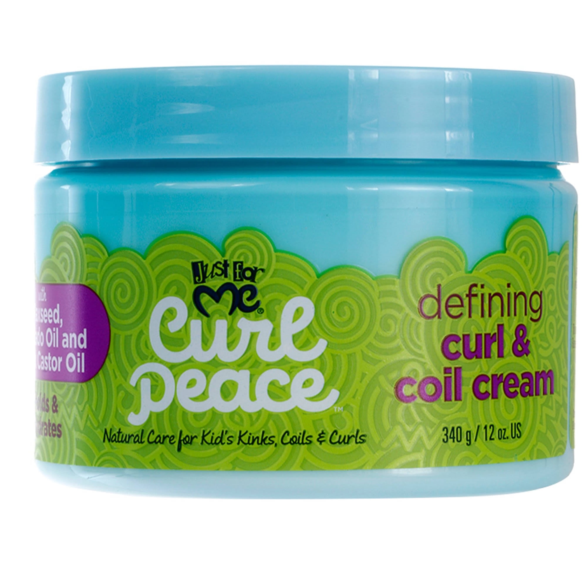 Just For Me Curl Peace Curl Coil Cream 12 Oz., Pack of 2 - Walmart.com