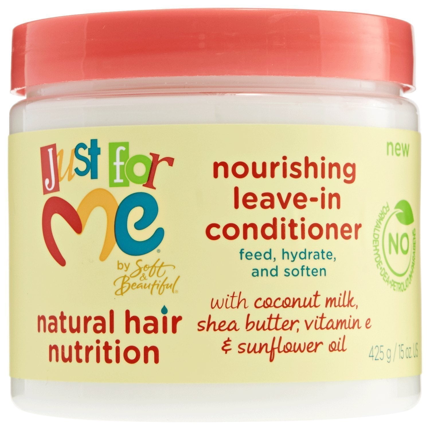 JUST FOR ME Natural Hair Nutrition Nourishing Leave-In Conditioner (16oz) JUST FOR ME Natural Hair Nutrition Nourishing Leave-In Conditioner (16oz)