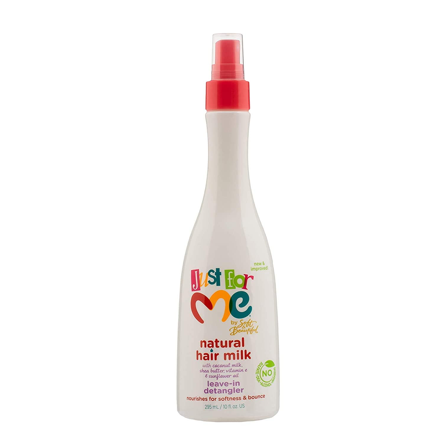 Just For Me Natural Hair Milk Leave In Detangler, 10 Oz, 6 Pack