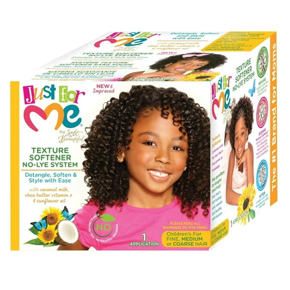 Just For Me- No-Lye Texture Softener Kit For Kids