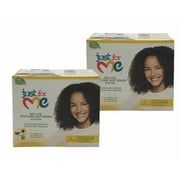Just For Me No Lye Texture Softener System Children Fine to Coarse Hair 1 Application 2 Pack