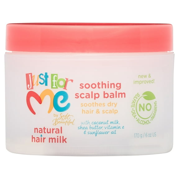Just For Me Soothing Scalp Balm, 6 oz., Dry, Damaged Hair Type, Moisturizing