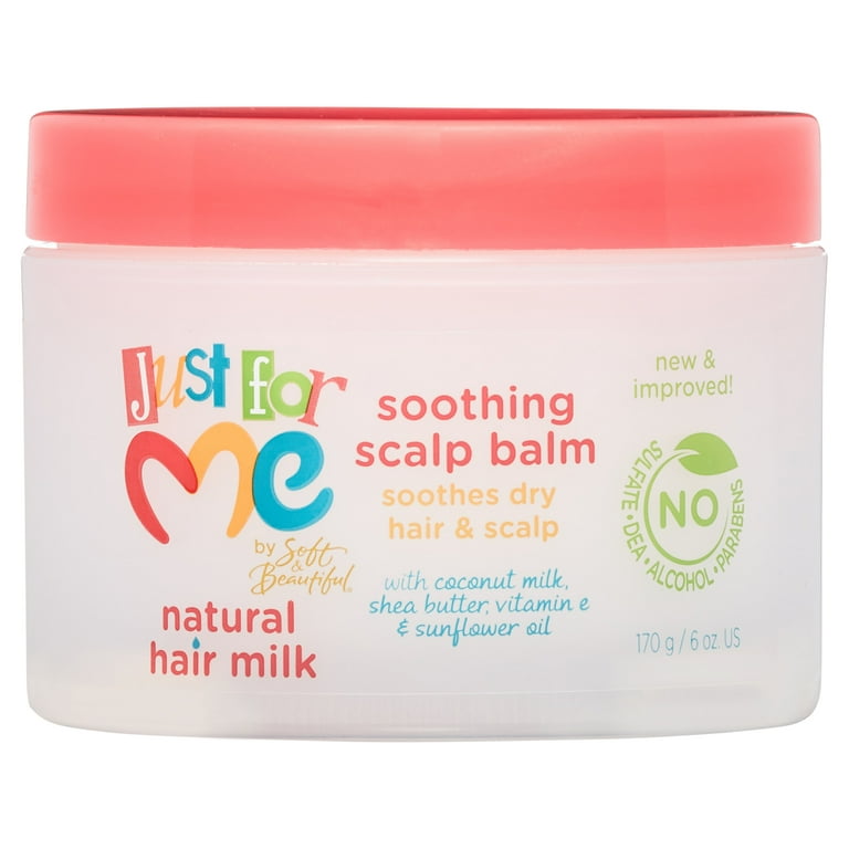 JUST FOR ME Natural Hair Milk Soothing Scalp Balm (6oz) JUST FOR ME Natural Hair Milk Soothing Scalp Balm (6oz)