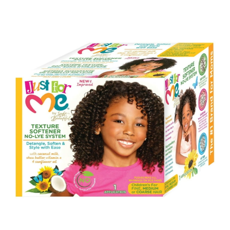 JUST FOR ME No-Lye Conditioning Texture Softener Kit