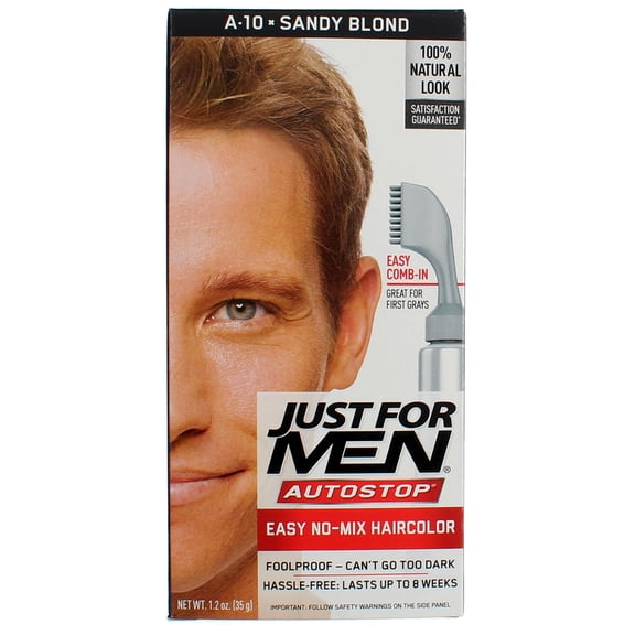 Just For Men Auto Stop Men's Hair Color, Sandy Blond