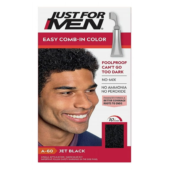 Just For Men Autostop Color #A-60 Jet Black (Pack of 2)