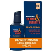 Just For Men Beard & Benefits Beard Serum, to Thicken, Strengthen & Soften Facial Hair - 2oz