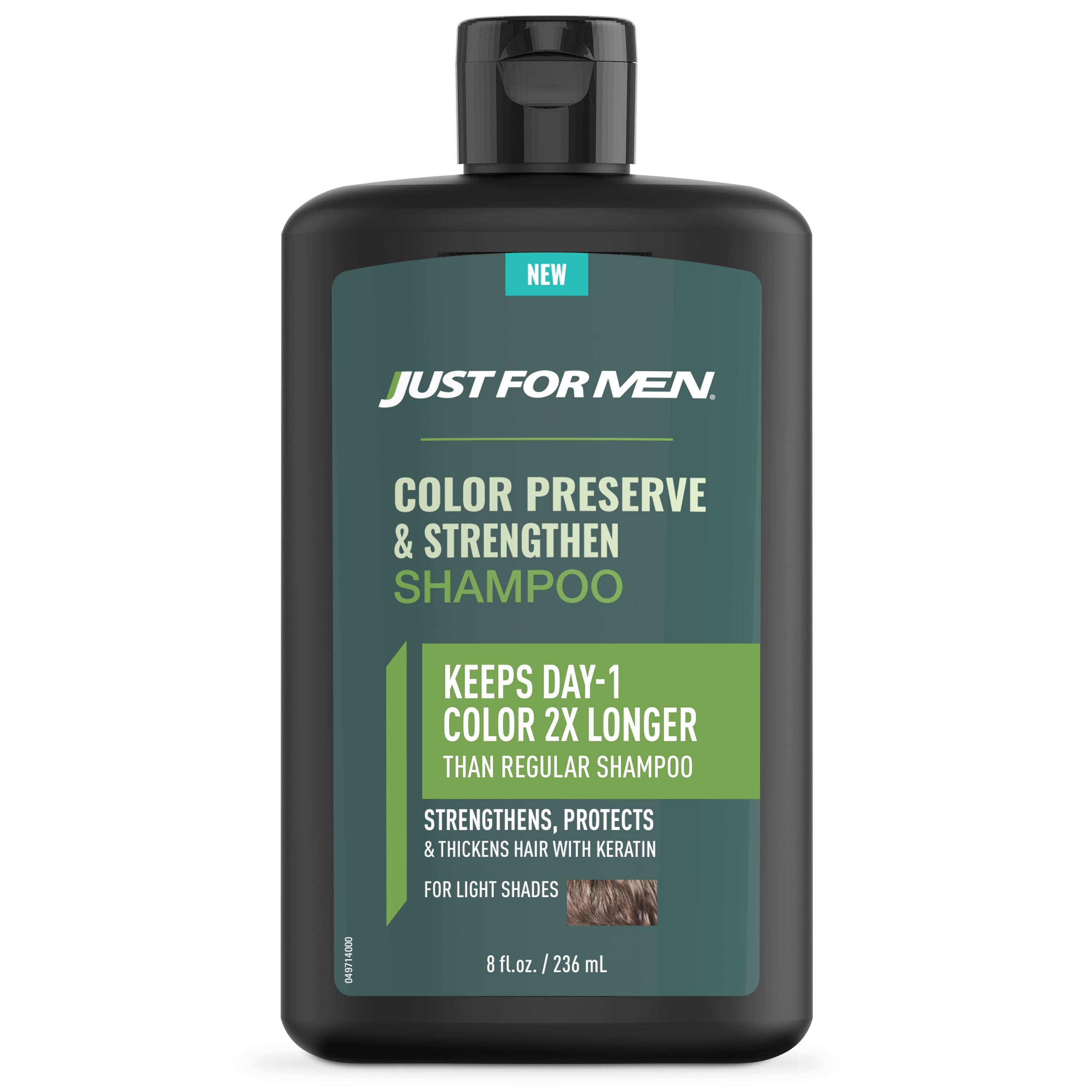 Just For Men Color Preserve & Strengthen Shampoo - 8 oz, Light