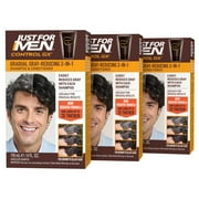 Just For Men Control GX Gradual Gray Reduction 2-in-1 Shampoo Plus Conditioner, 4 oz, 3 Pack