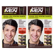 Just For Men Control GX , Grey Reducing Shampoo 4 oz 1 ea Pack of 2