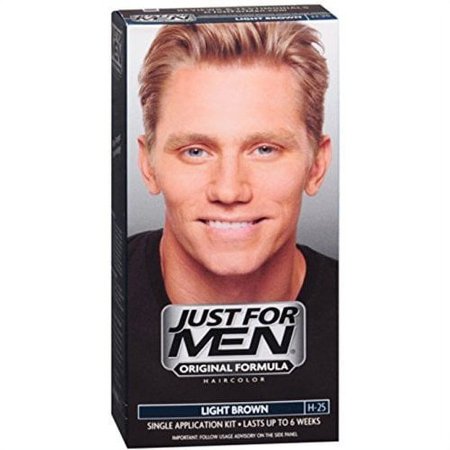 Just For Men Hair Color, Light Brown, 1 Ounce (Pack of 4)